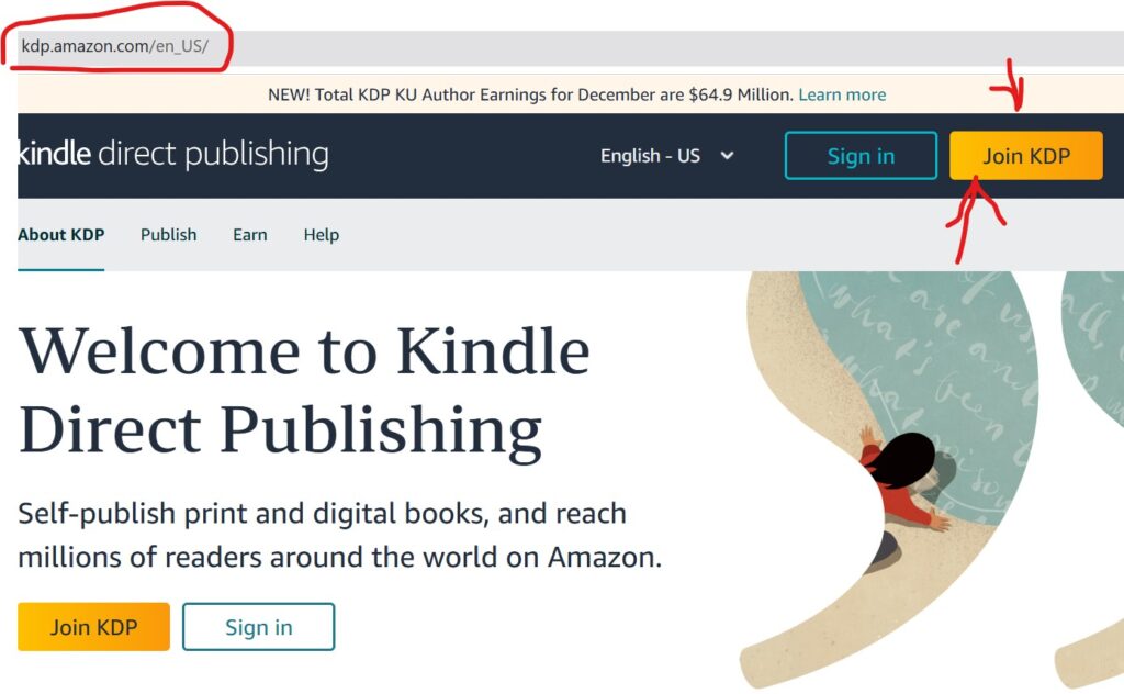 Step by Step on How To Register with Amazon Kdp and Sell Your Ebooks